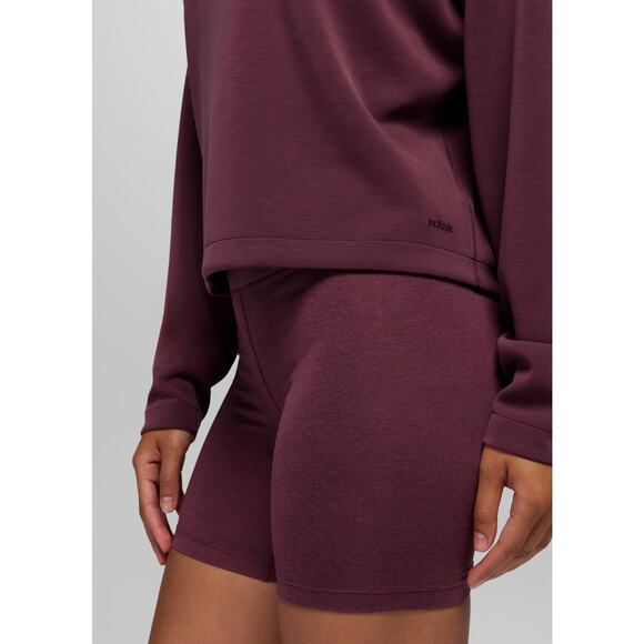 Prana Shea Soft Half Zip Pullover Womens Size Small Deep Vino - Picture 5 of 13